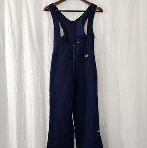 Vintage Fera Wool Blend Bib Ski/Snow Pants/Jumpsuit in Navy Blue Women’s Size 6R